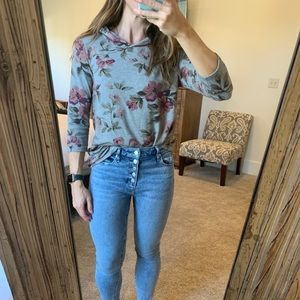 Floral sweatshirt